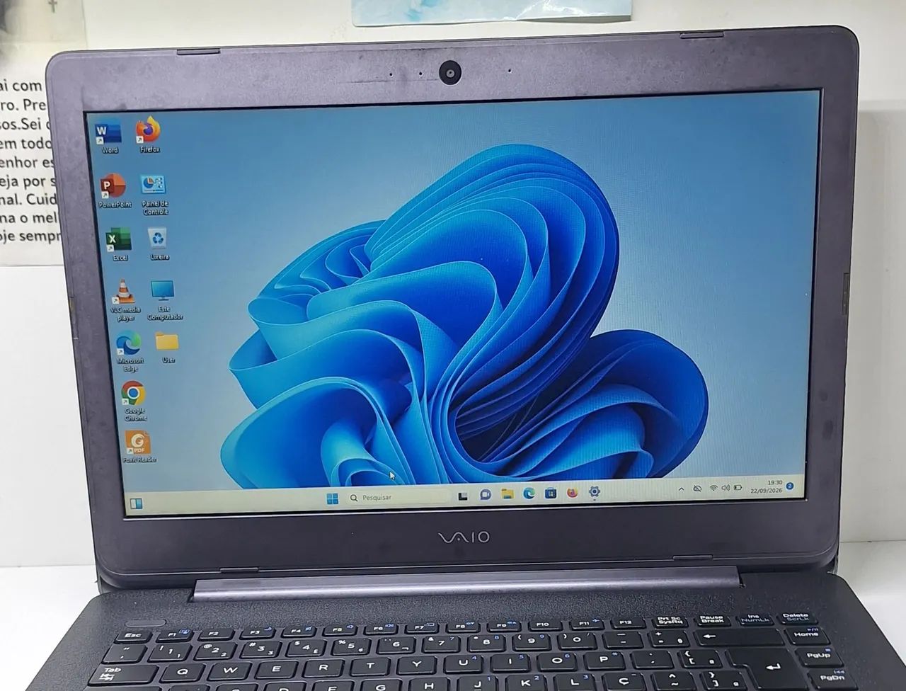 Notebook vaio intel.core i3 ssd 120GB 4GB de memória ram Windows 11 64bits!! - Foto 3