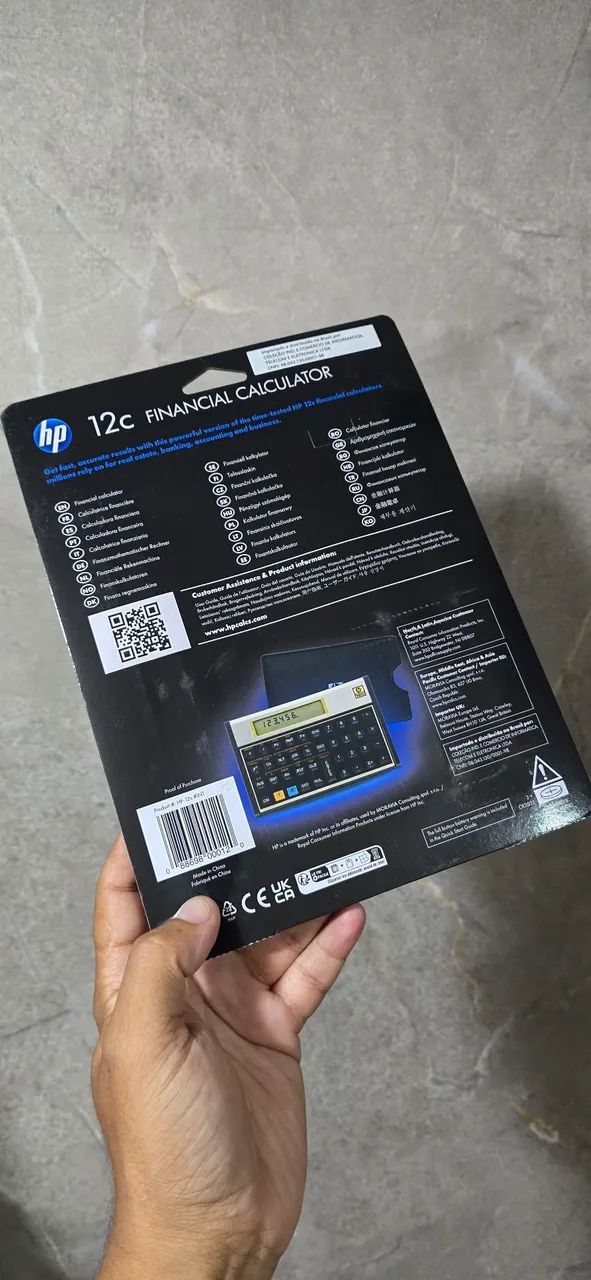 Calculadora Financeira Hp 12c Gold [ NOVA LACRADA ]  - Foto 2