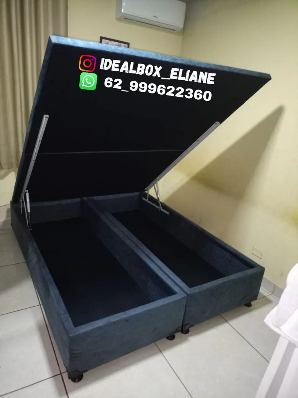 Box baú Queen size - Reforçado & chapado  - Foto 3