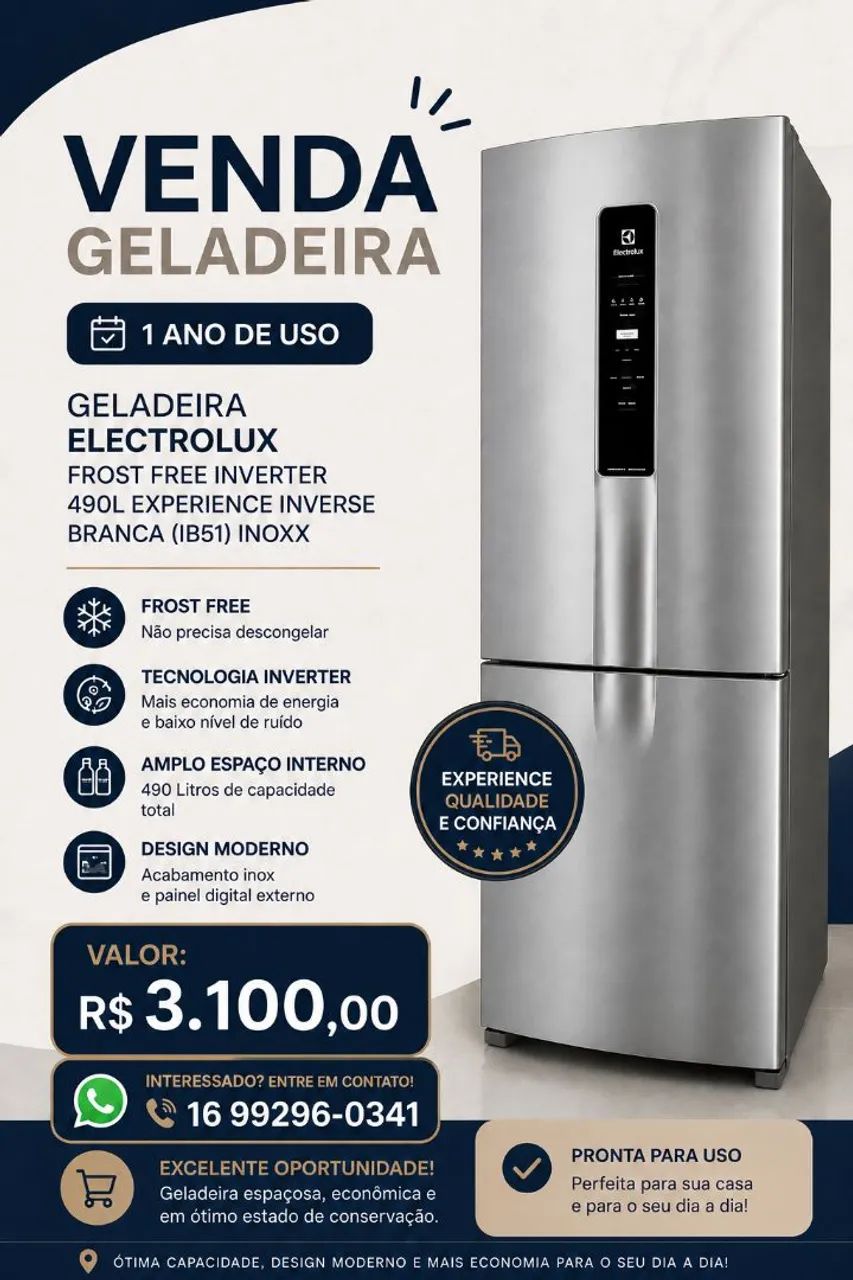 Geladeira Electrolux 