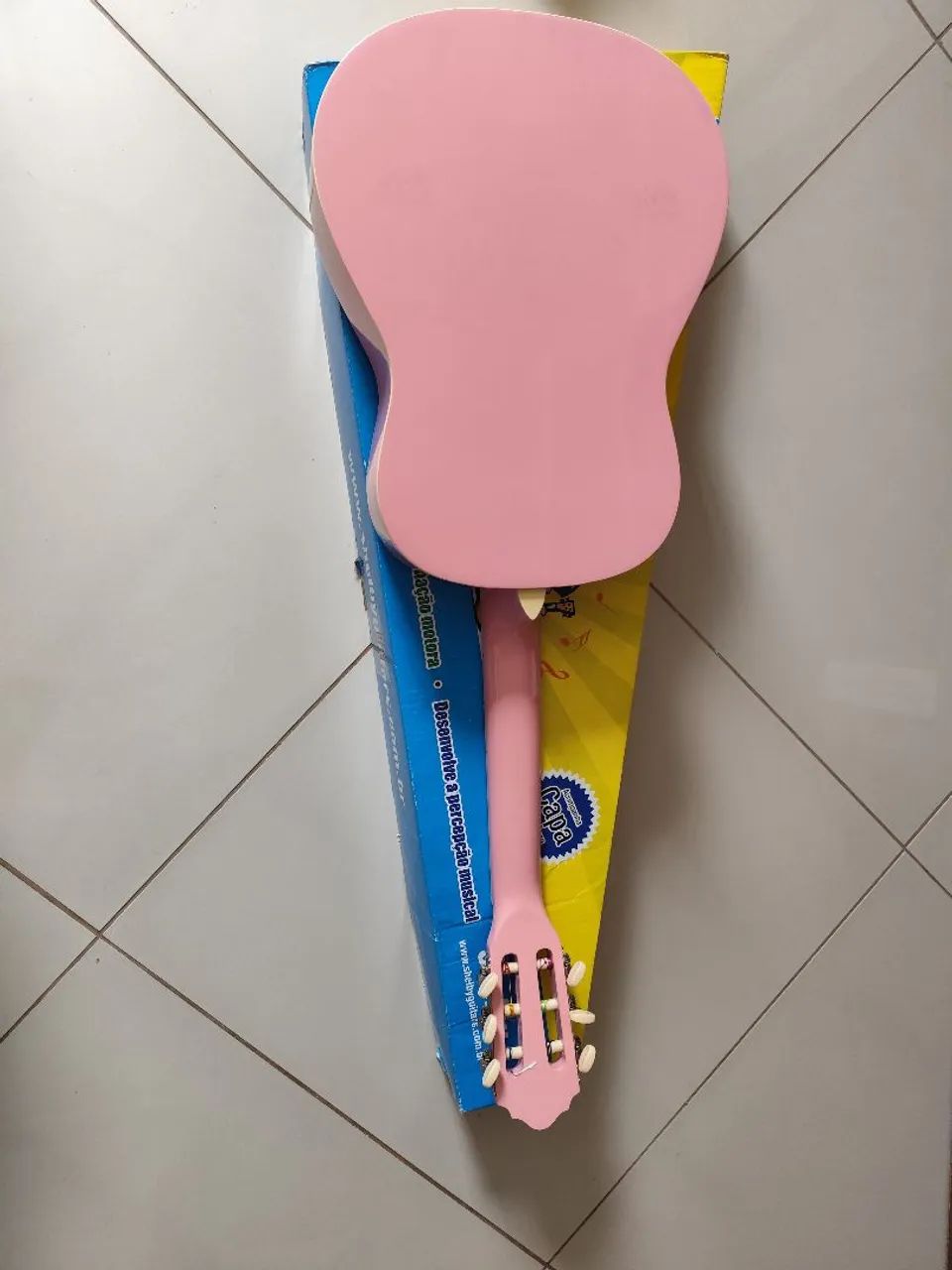 Violão juvenil rosa  - Foto 3