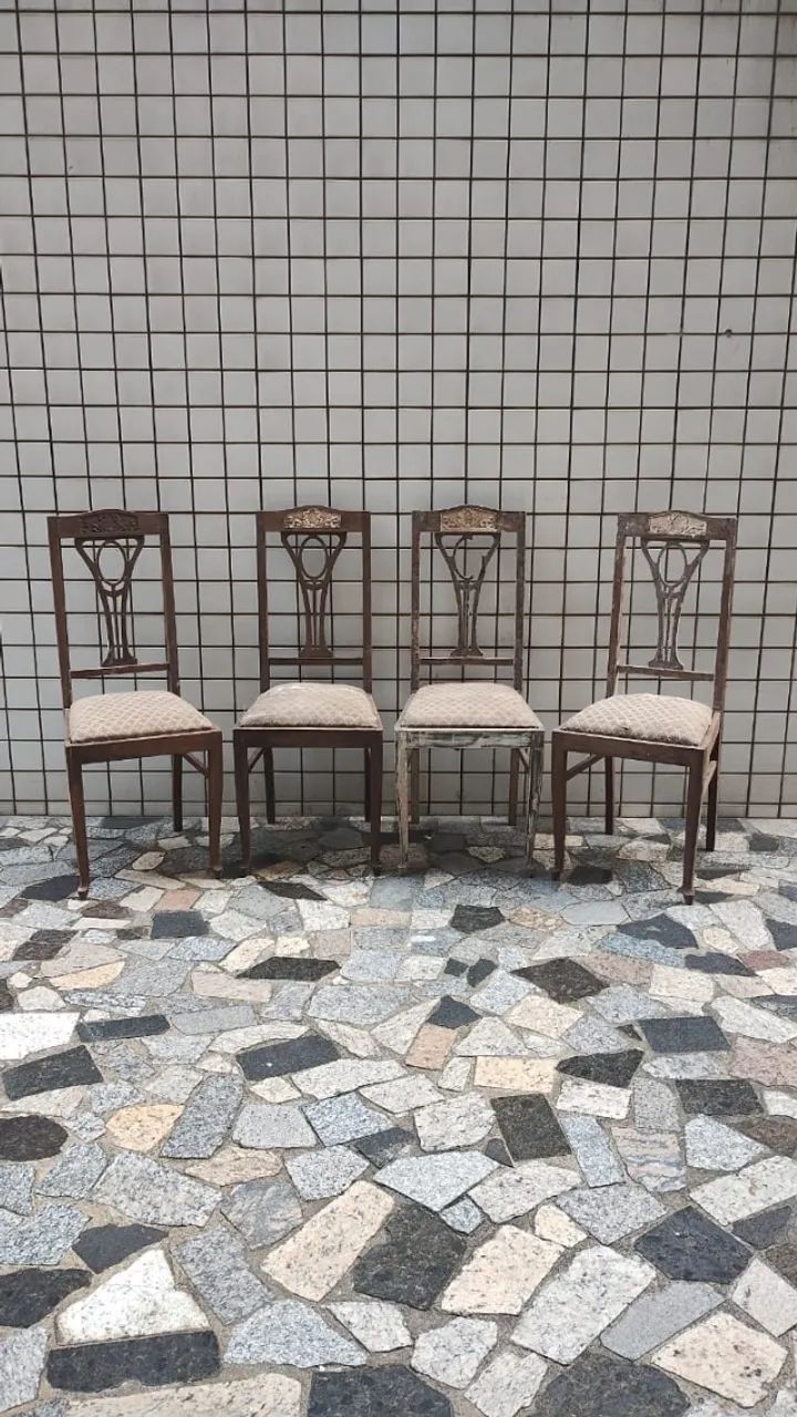 Conjunto 4 Cadeiras de Jantar 1950