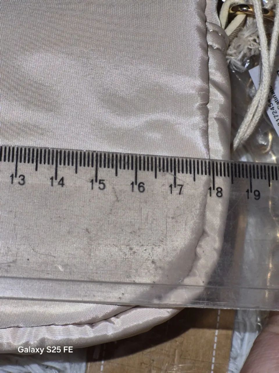 bolsa bege com coorrente - Foto 4