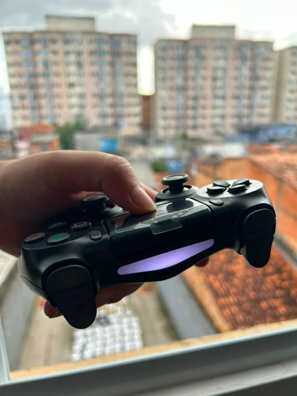 Controle de PS4 sem fio compatível com várias plataformas - Foto 3