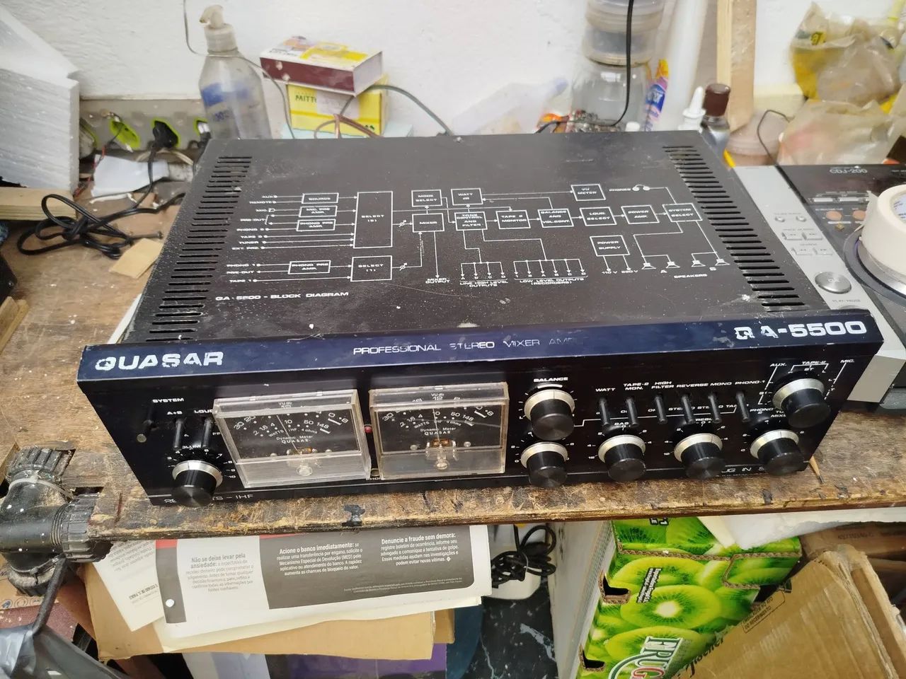 AMPLIFICADOR QUASAR MOD QA 5500 - Foto 2