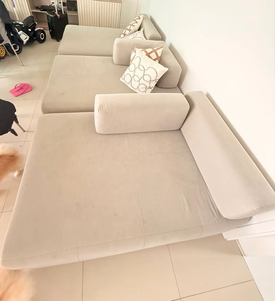 Sofá modular com tecido tecnológico Anti-Gato
