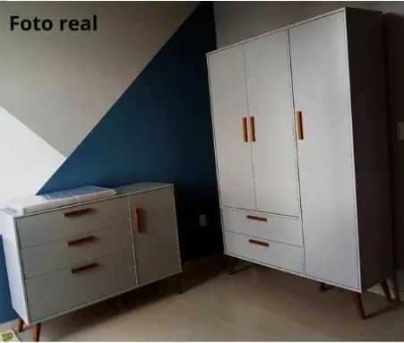 Quarto infantil completo 100% MDF - Matic - Foto 3