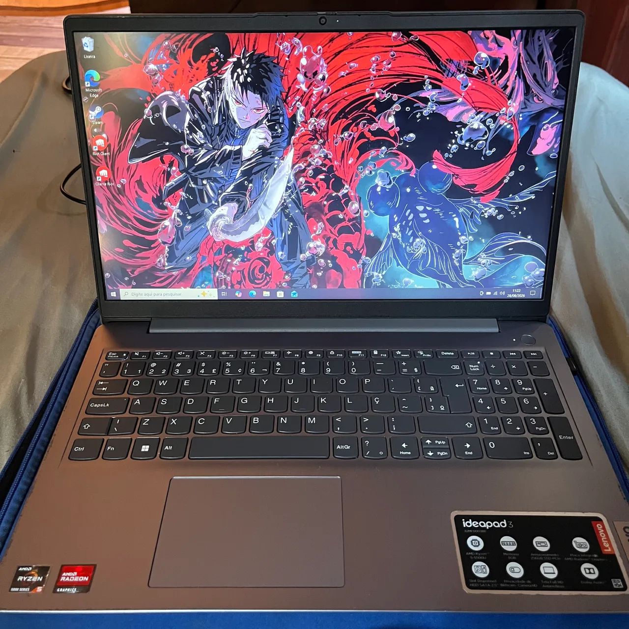 Notebook Lenovo IdeaPad 3 Ryzen 5