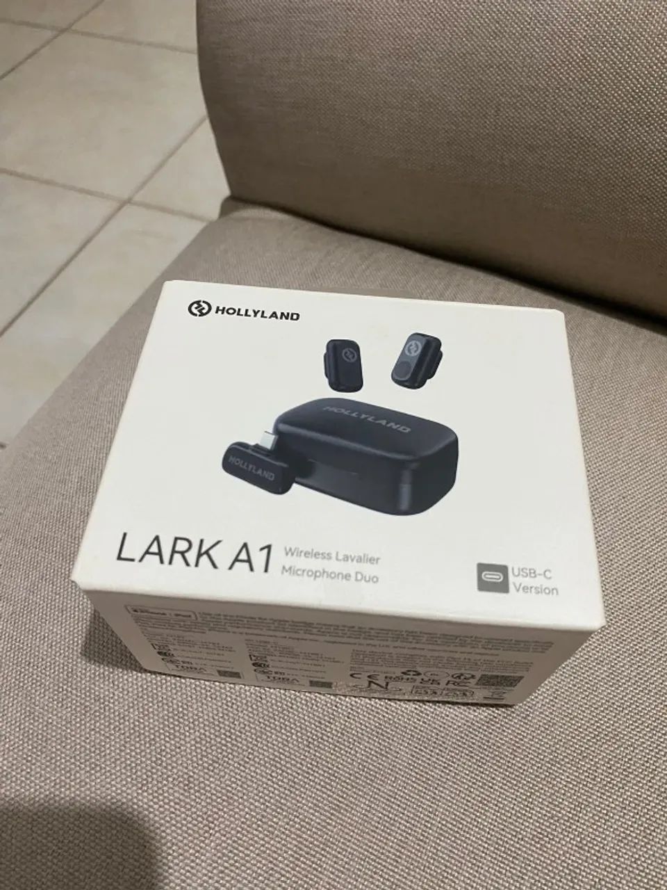 Microfone Sem Fio - Hollyland LARK A1 Combo - Foto 5