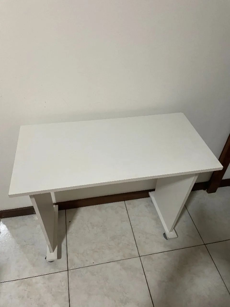 Escritorio plegable blanco