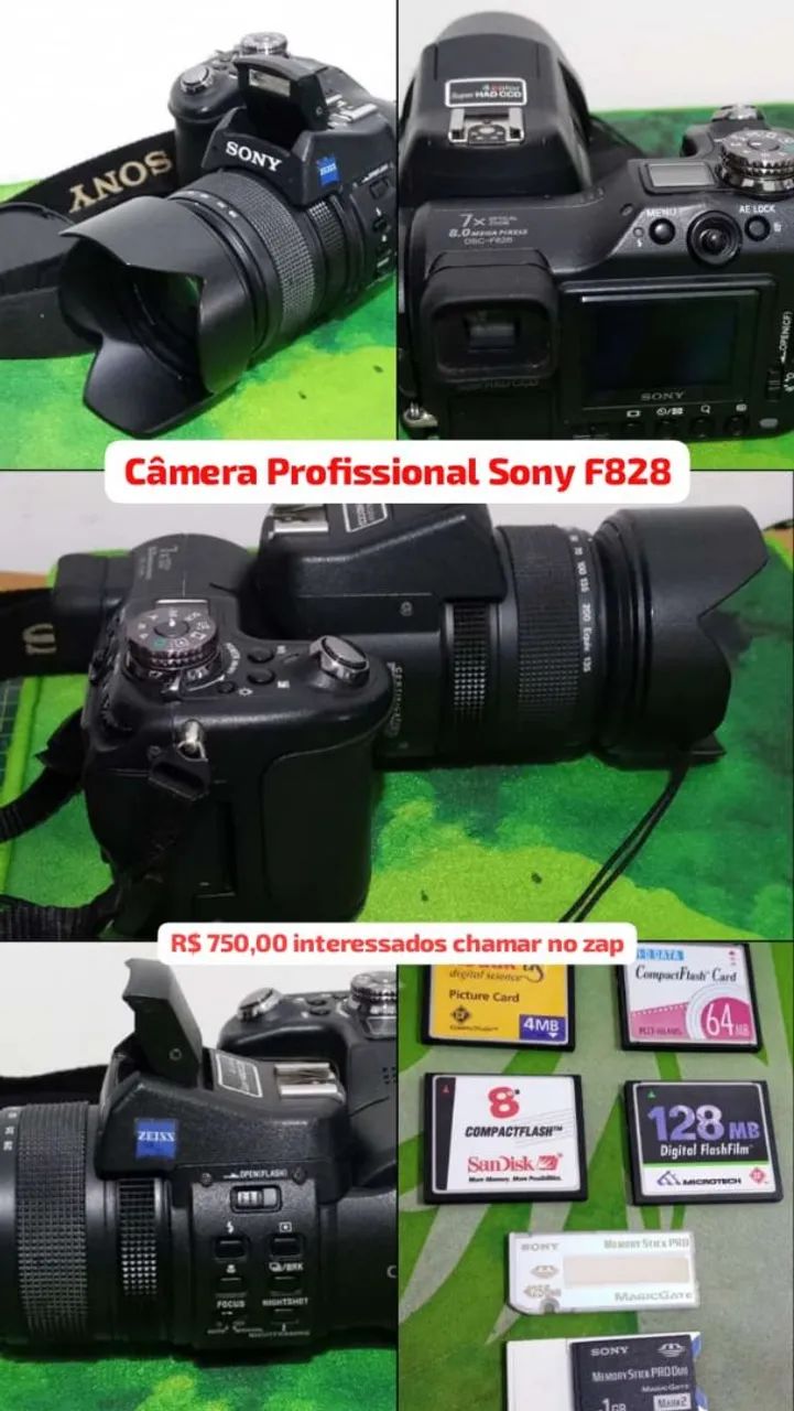 CÂMERA FOTOGRÁFICA DIGITAL SONY F828
