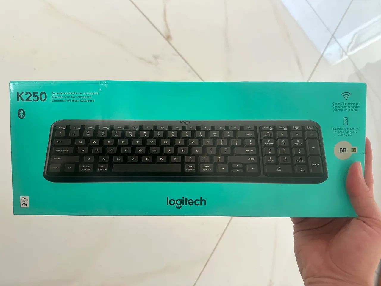 Teclado Logitech Bluetooth - Foto 2