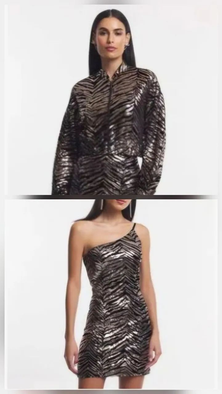 Conjunto em paetês 