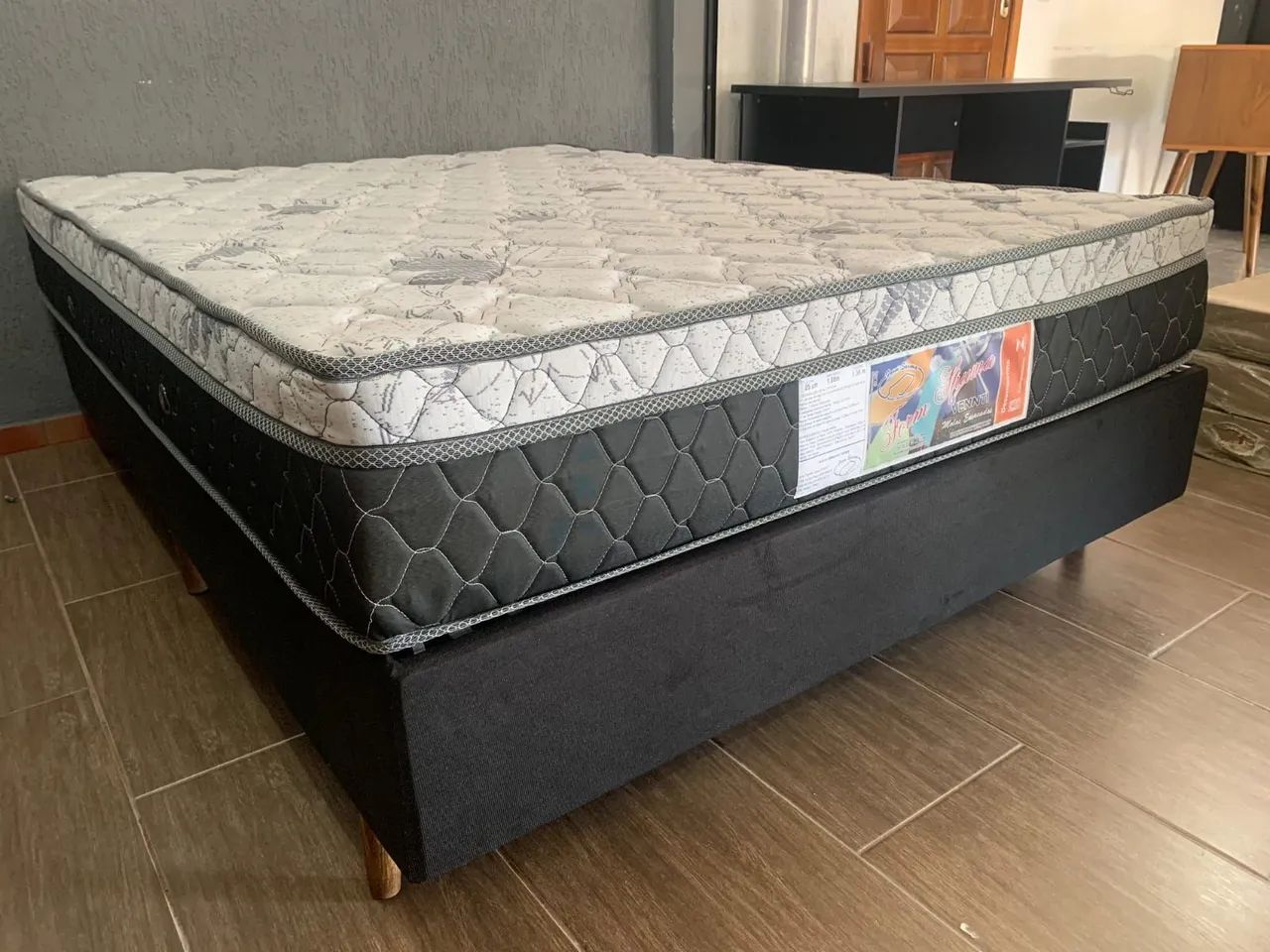 CAMA BOX CASAL MOLAS ENSACADAS - NOVA / ENTREGAMOS  - Foto 2