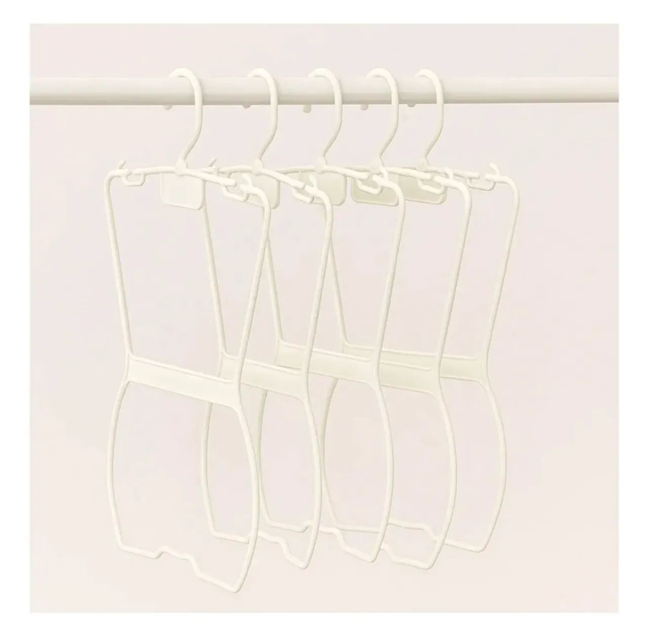 Cabide Silhueta Infantil Branco - Foto 3