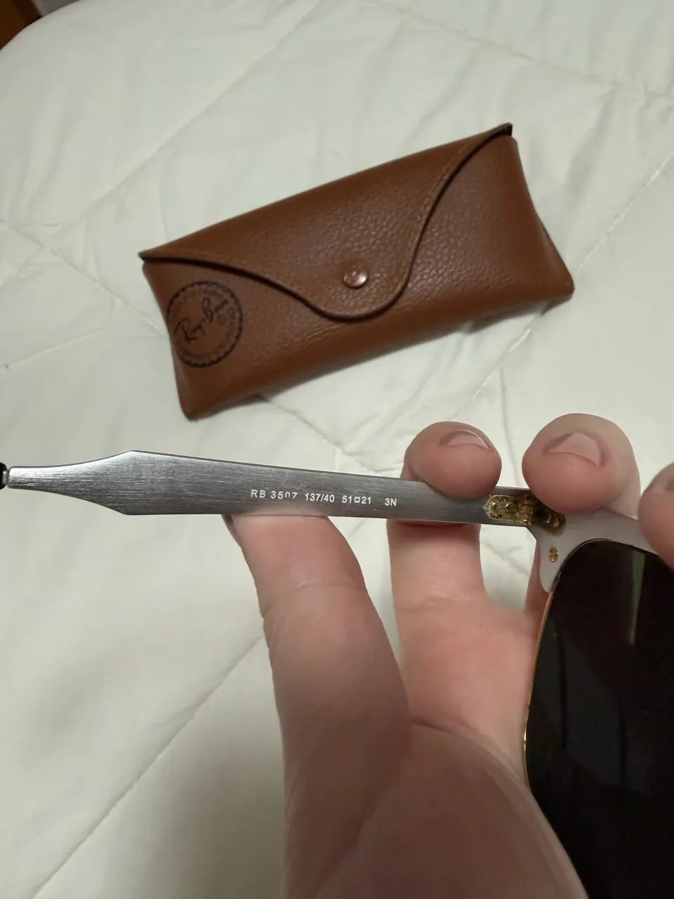 Óculos de Sol Ray Ban Clubmaster Original - Foto 5