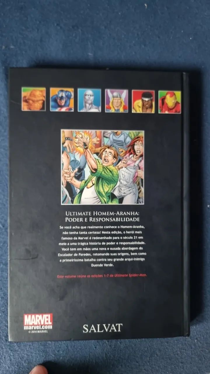 HQ Ultimate homem aranha poder e responsabilidade coleção salvat  - Foto 3