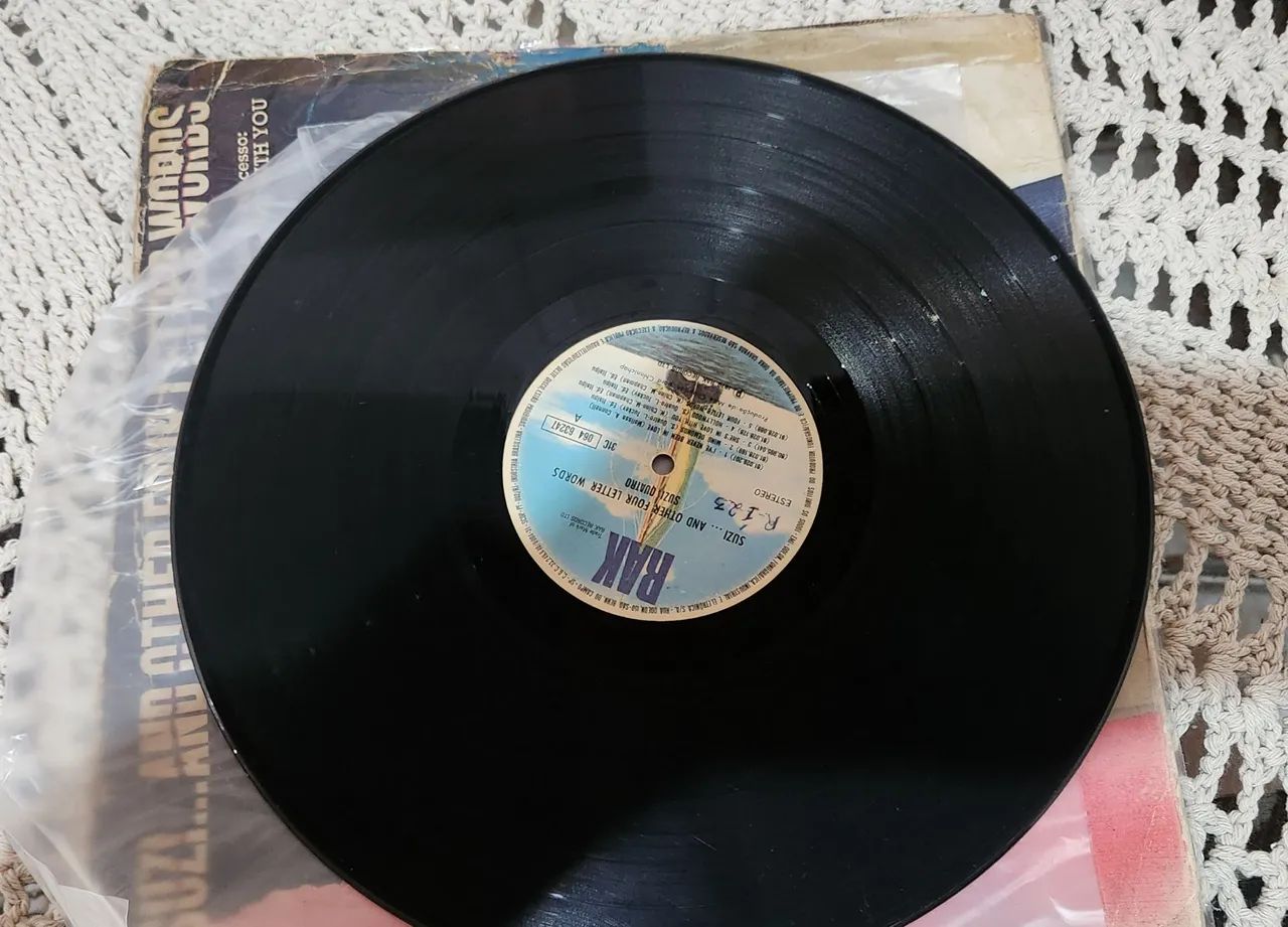 Disco de vinil SUZI QUATRO "AND OTHER FOUR LETTER WORKS" lp - Foto 4