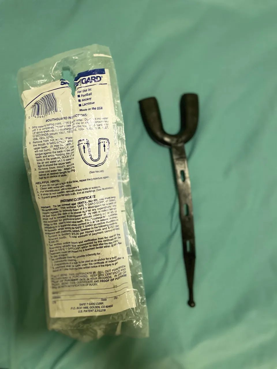 Protetor de boca importado para montaria 