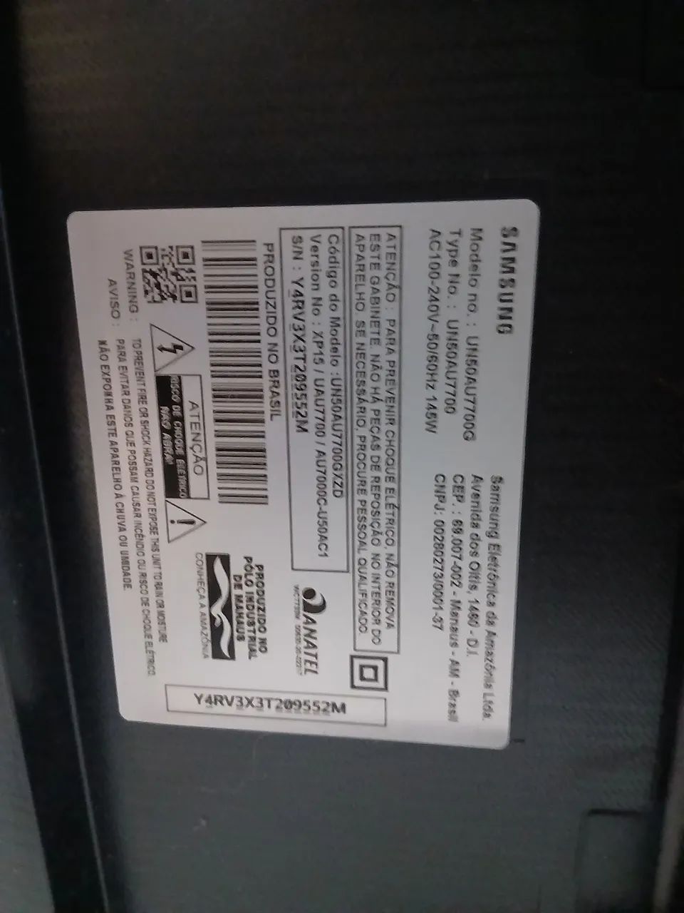 Tv Samsung 50 polegadas com defeito - Foto 2