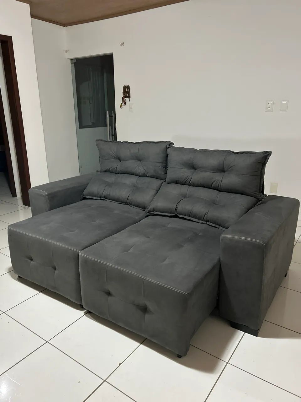 SOFA NOVO RECLINAVEL - Foto 3