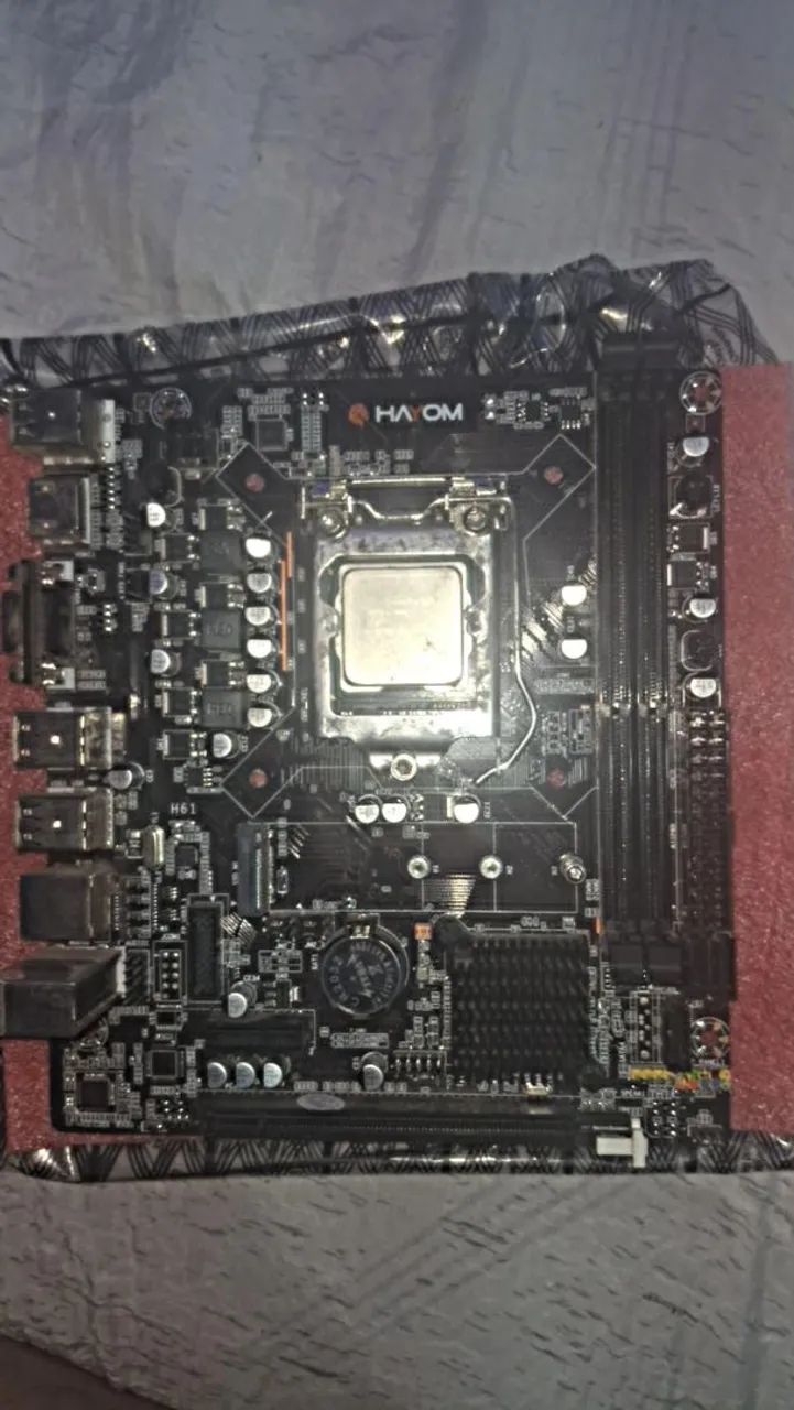 I5 3570 + placa mãe h61 + coler 