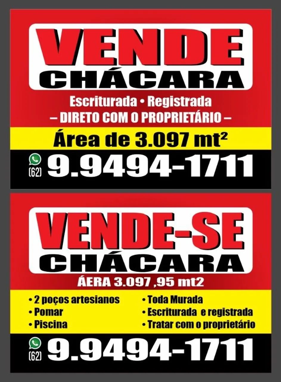 VENDE CHÁCARA