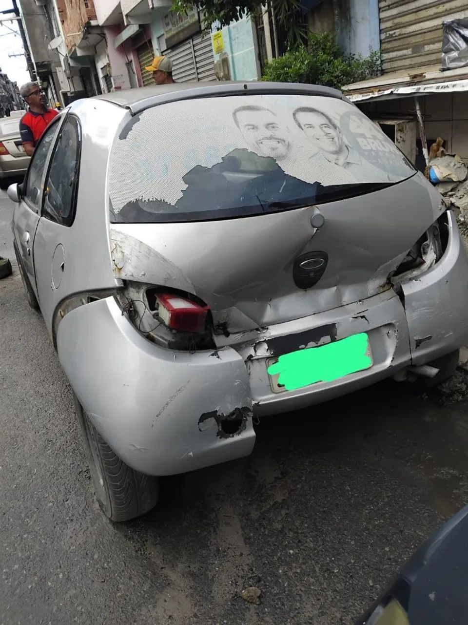 Vendo Ford ka, motor Zetec Rocan. Chaparia danificada, mecânica excelente.  - Foto 3