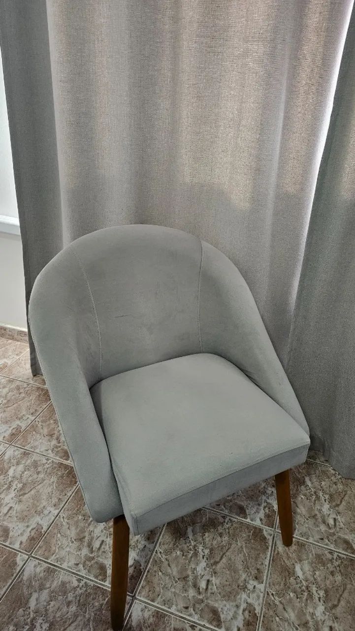 Poltrona decoração quarto cinza - Foto 3