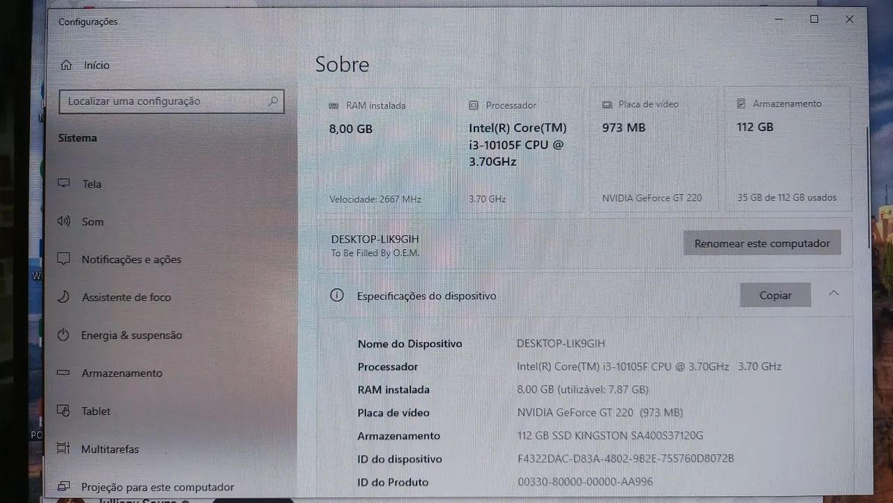 CPU Intel i3 10° geração.  - Foto 4