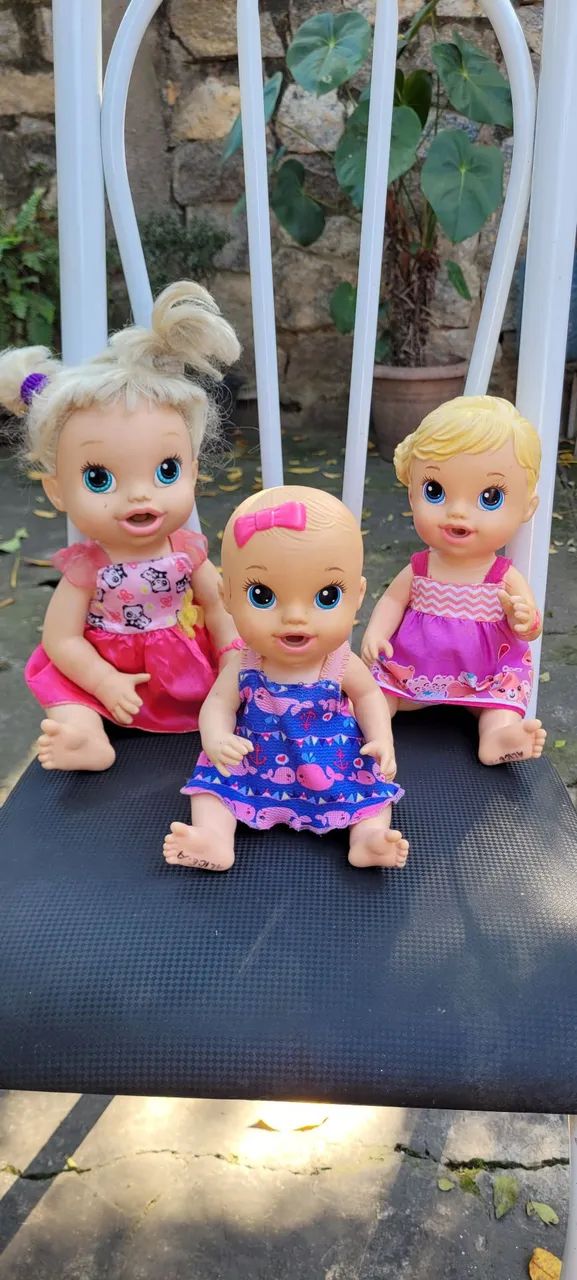 3 bonecas baby Live 
