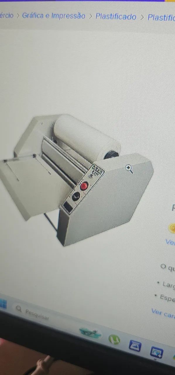 Plastificadora Profissional de Bobina