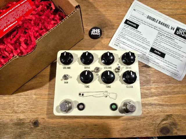 Pedal JHS Double Barrel v4 Dual Overdrive - Instrumentos musicais