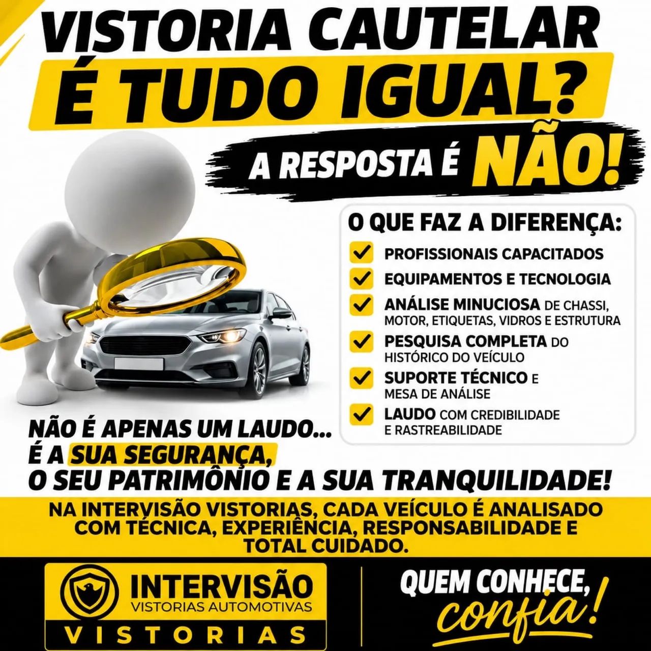 Vistoria cautelar intervisão  Ipiranga  