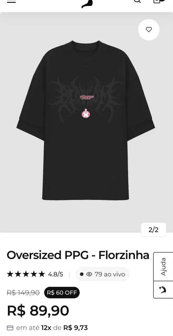 Camisa Berzerk oversized - Foto 2