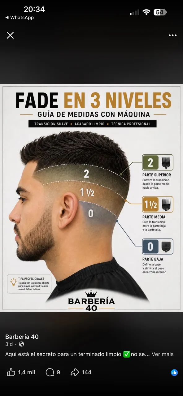 Corte de cabelo a máquina