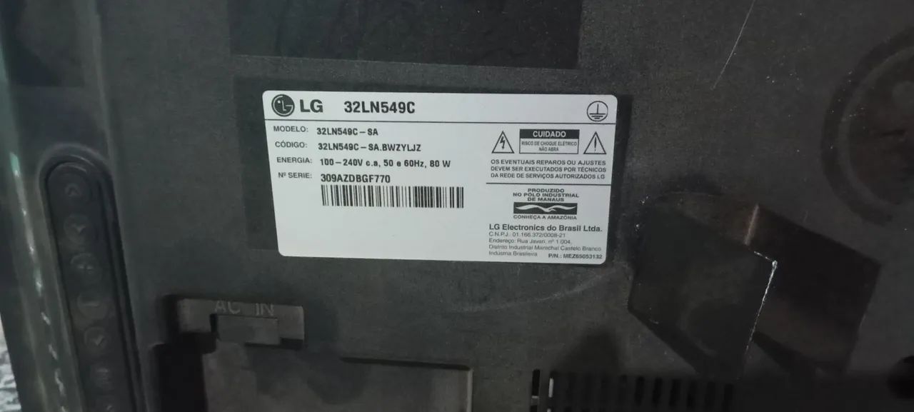 2 TVs smartv 32 polegadas LG TCL para retirada de peças 