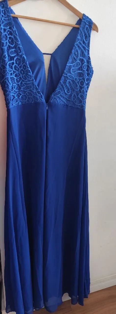 Vestido de renda azul - Foto 2