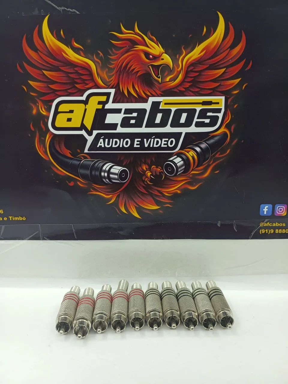 Kit com 10 RCA básico 