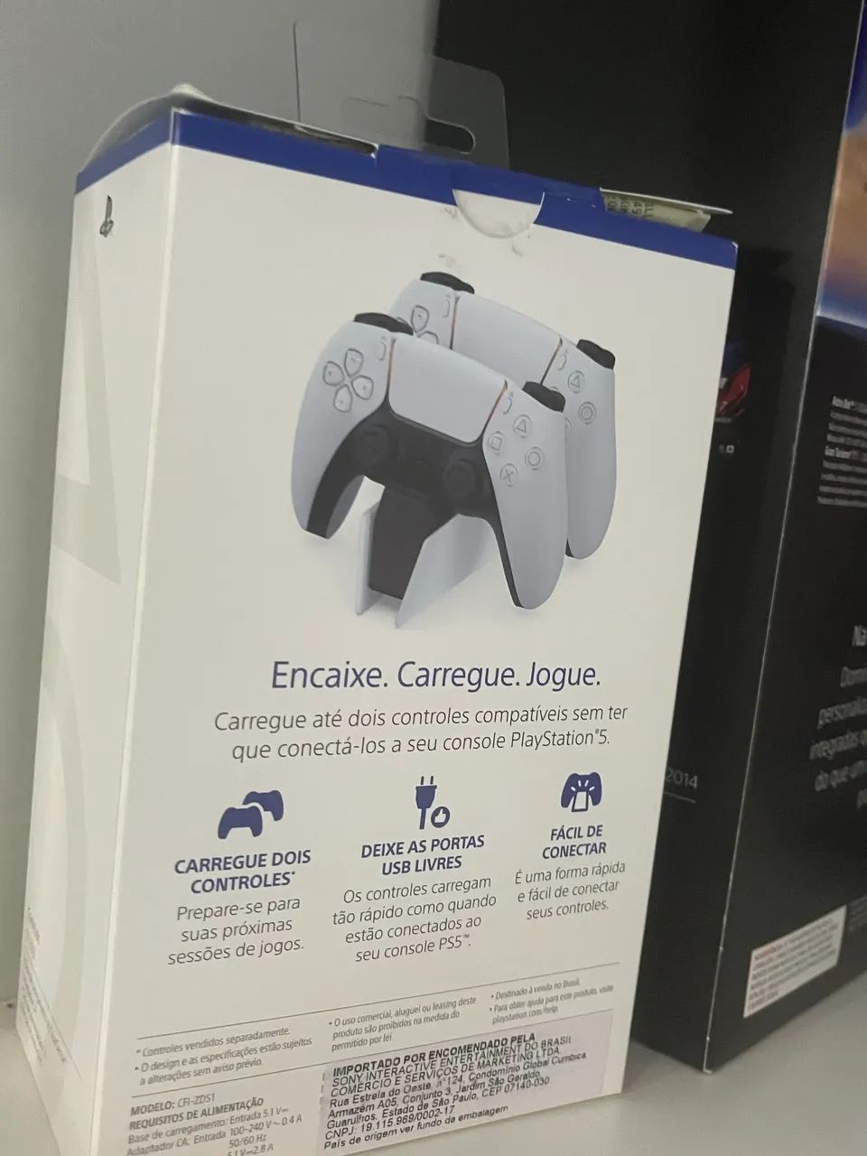 Ps5 + 2 controles + base + nota e garantia de fabrica - Foto 2