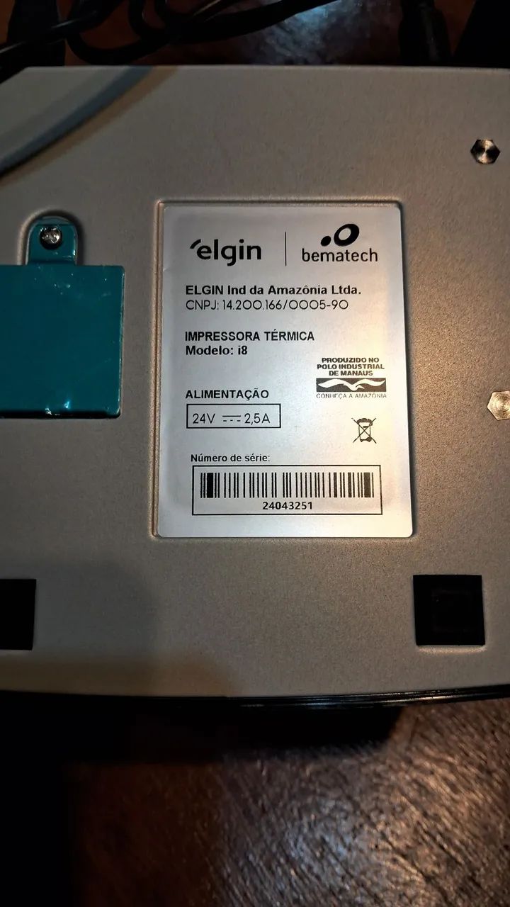 Impressora fiscal Elgin I8 - Foto 5