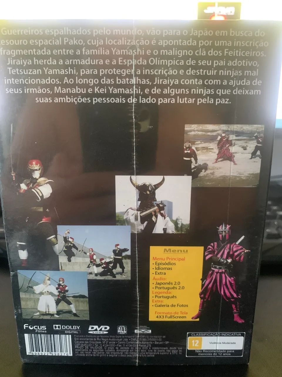 Jiraya Box DVD completo e lacrado - Foto 2