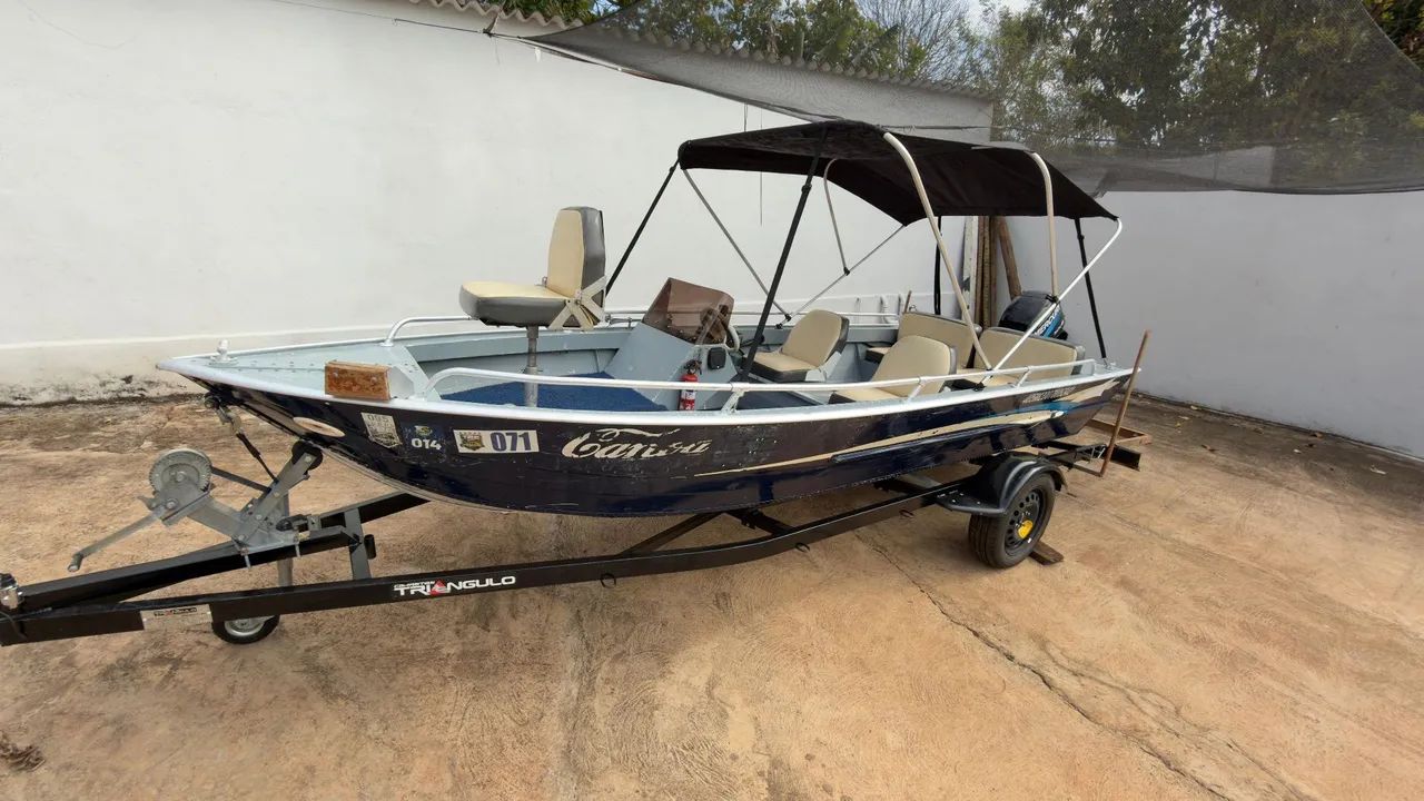 Vendo lancha completa boa pra pesca  - Foto 3