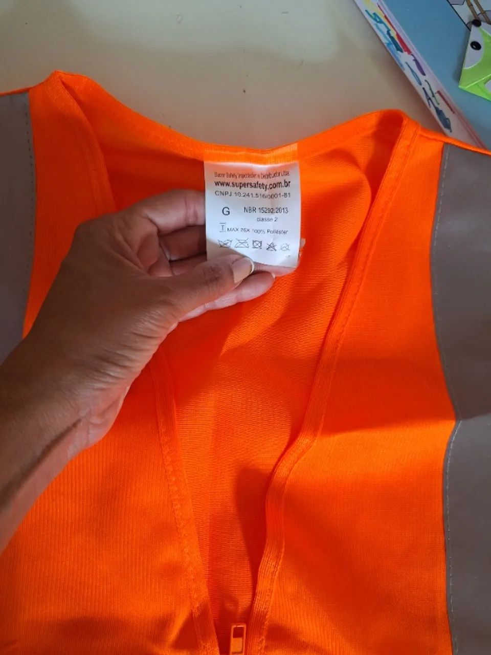 COLETE E BOTA EPI ENTREGADOR (NOVO) - Foto 2