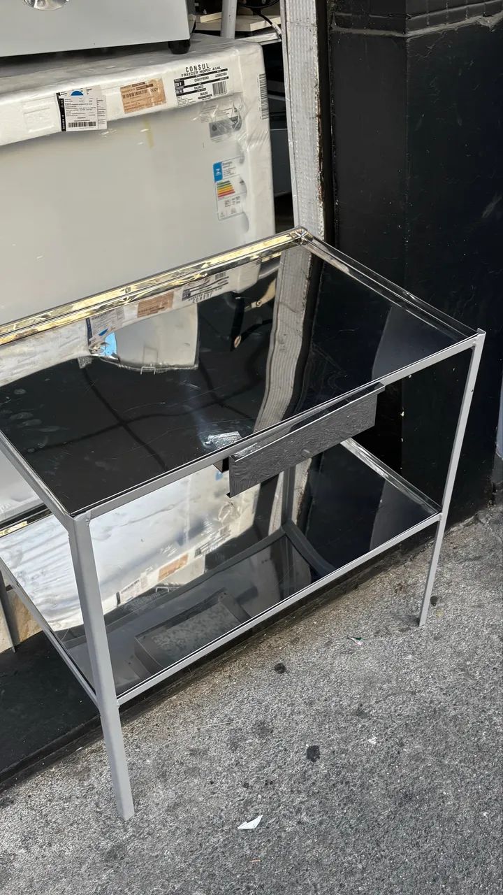 MESA INOX DE APOIO 80x50