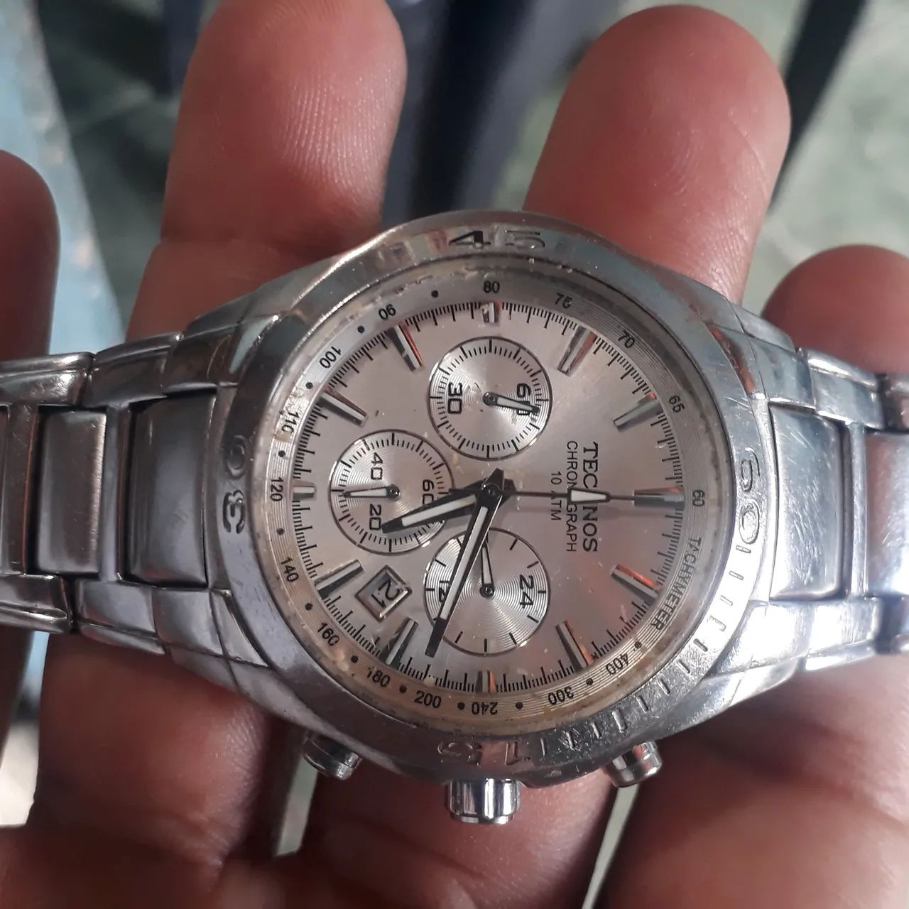 VENDO ,RELOGIO TECNOS.  3 BOLAS. ( LEIA O ANÚNCIO). - Foto 2
