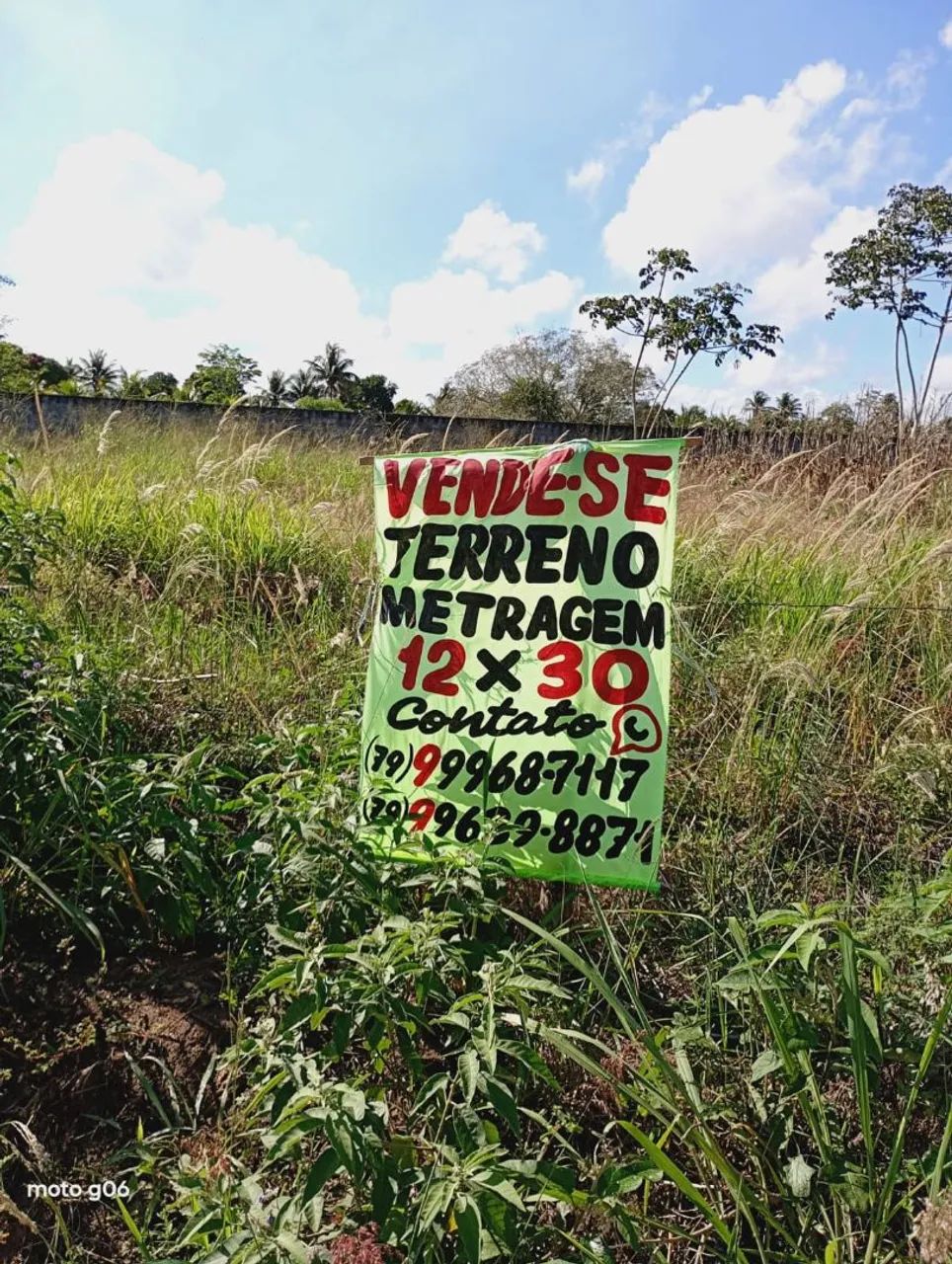 Vende-se terreno em Capela/ povoado pedras 