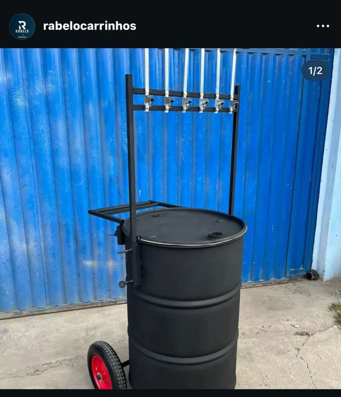 Carrinho de drinks térmico em inox e em formato de tonel em até 10x sem juros  - Foto 5