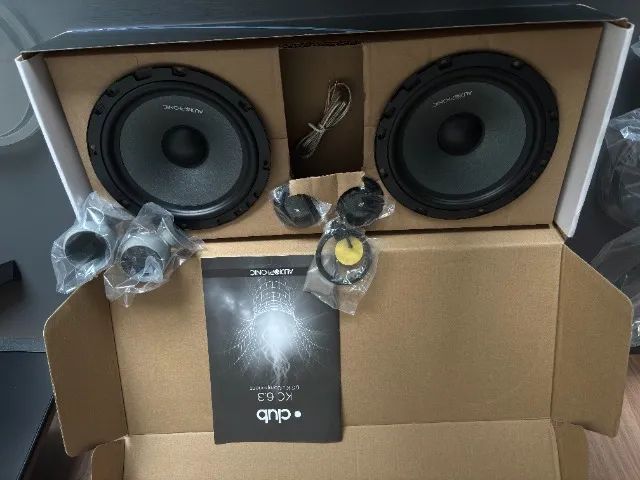 Kit Duas Vias Audiophonic Club K.c 6.3 6 Polegadas 160w Rms - Foto 2