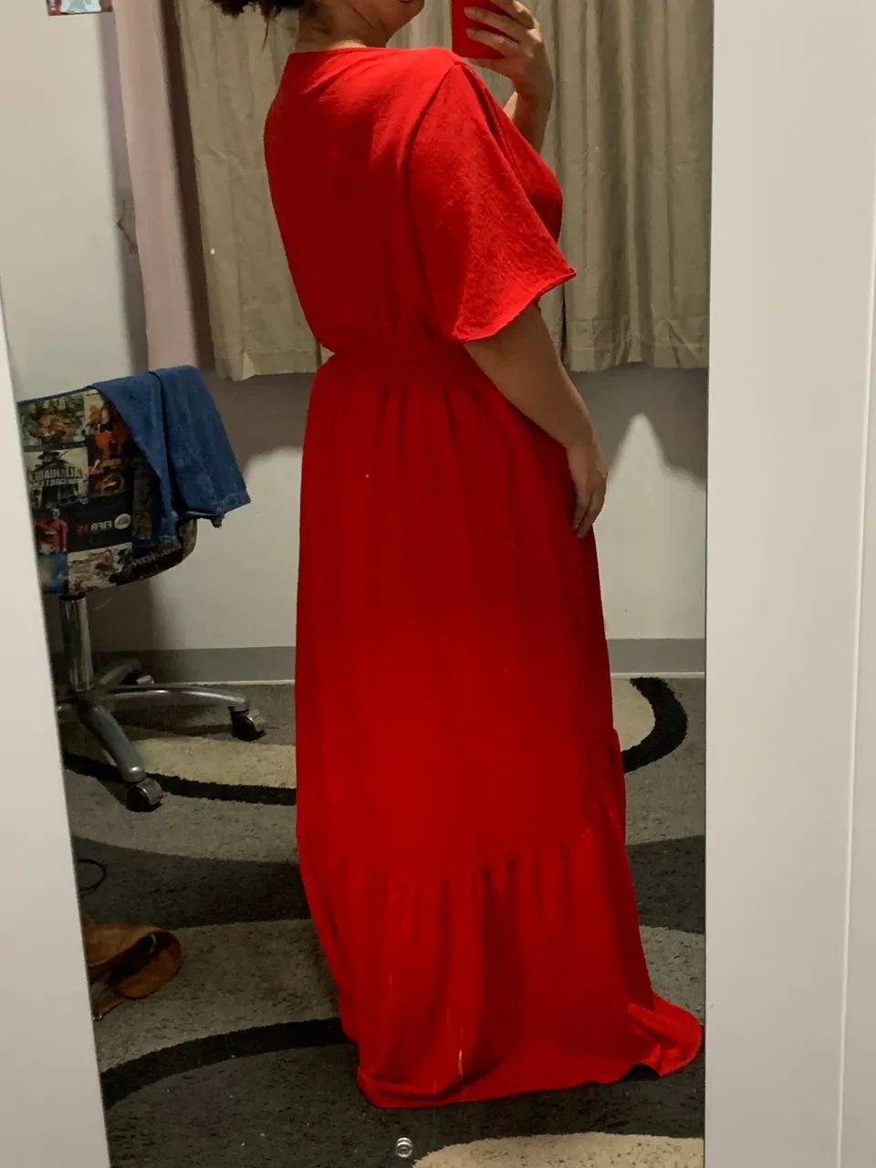 Vestido longo vermelho - Foto 5